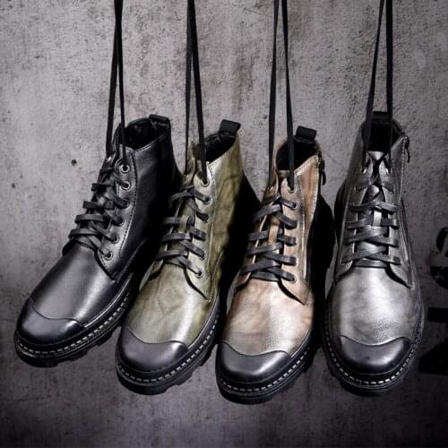 30 Degrees Below Zero Winter Boots Men Genuine Leather Shoes Warm Plush 2020 Winter Men Ankle Boots Leather Male Footwear R10-71