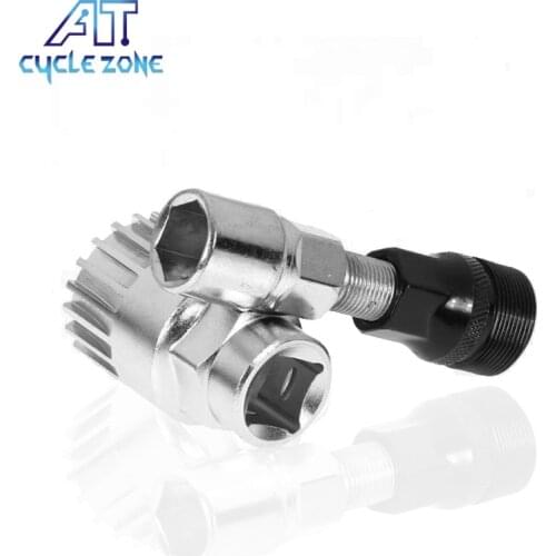 Wrench Remover Steel Bike Crank Extractor Bottom Bracket Remover Sets Bicycle Repair Tool Kit for Outdoor Bike Parts Accessories