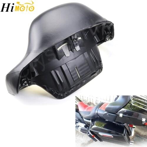 Motorcycle Chopped King Trunk Backrest Pad For Harley Tour Pack Touring FLHT FLT FLHRC FLHTCU Street Electra Glide Road King 14