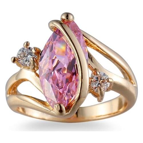 2019 New Hot Fashion Luxury Vintage Horse Eye Zircon CZ Crystal Colorful Rings For Women Wedding engagement Jewelry rings Gifts