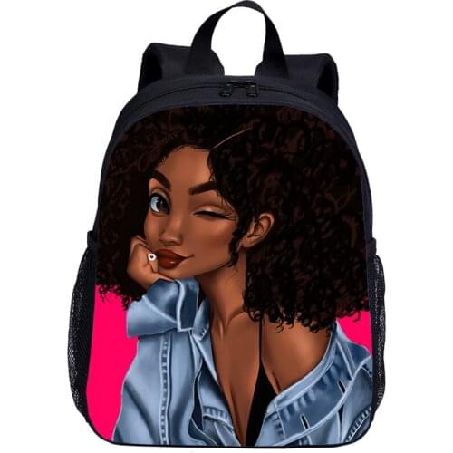 New 2020 African Girls Preschool Book Backpack For Kids Pupils School Bags School Supplies Girls Bookbags Lovely Student Daybag