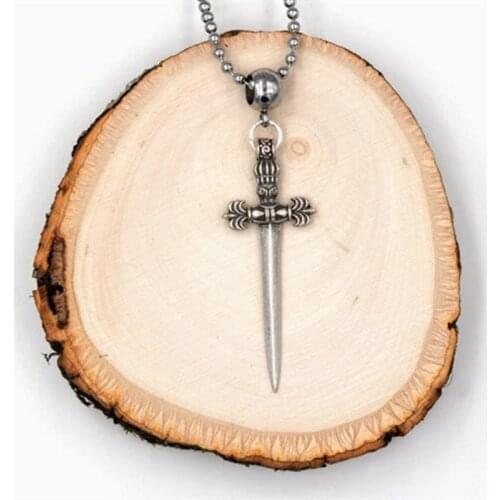 Sword Necklace Gothic Sword Necklace Wicca Pagan Jewelry Warrior necklace unisex necklace