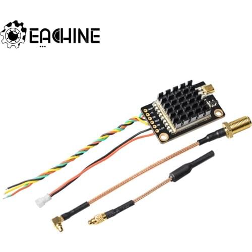 Eachine TX805S 5.8GHz 40CH AV FPV Transmitter VTX LED Display Mic Heatsink Support OSD/Pitmode/Smart Audio for RC Drone Airplane