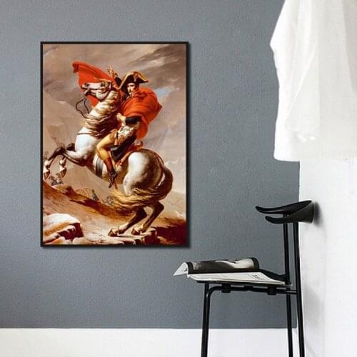 Poster Card Wall Sticker Napoleon European Leader Retro Student Dormitory Study Room Library Cafe Decorative Painting Frameless