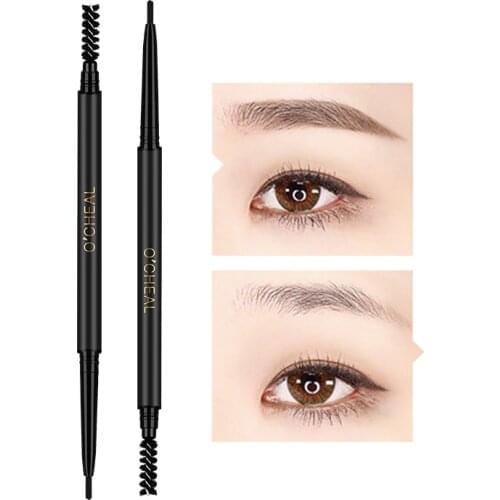 Quick Dry Waterproof Eye Liner Pencil Dual Head Black Eyeliner Pen Liquid Girl Face Eye Make Up Comestics Accessories