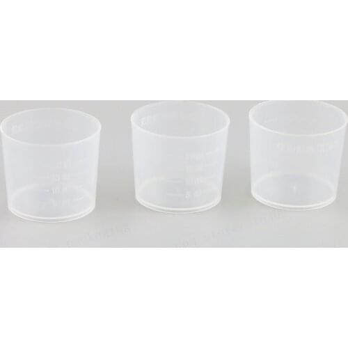 12 x DIY 20ml measuring cup clear measuring cup plastic graduated cup
