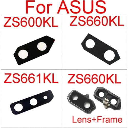 Rear Back Main Camera Glass Lens For ASUS Rog Phone ZS600KL Z01QD / Phone 2 II ZS660KL I001D / Rog Phone III 3 ZS661KS ZS661KL