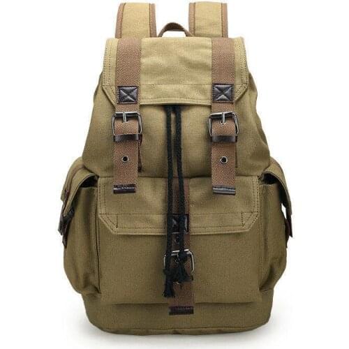 Retro Backpack for Men Women New Large Capacity Leisure Bag Travel Bag for Primary and Secondary School Students Fashion