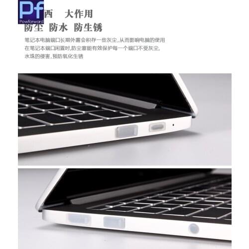 For Xiaomi Mi notebook Air 12 13 Pro 15 laptop 12.5 13.3 15.6 Type C micro USB 3.0 HDMI 3.5mm Silicone Dust Plug Cap Stopper
