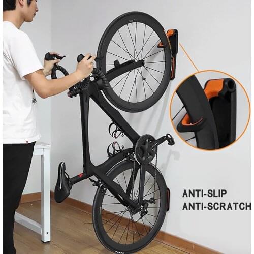 Bike Wall Hanger Vertical Indoor Storage Mount for Bicycle Cycling Wall Hanging Display Rack for Garage Indoor