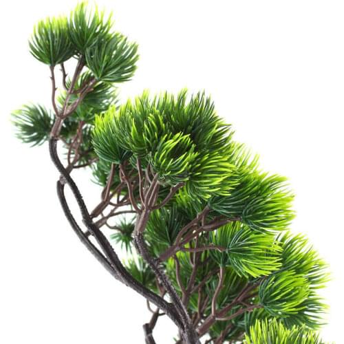 Green Artificial Pine Tree Monstera Persian Grass Eucalyptus Plants Bonsai Home Accessories Bedroom Living Room Decor Fake Plant