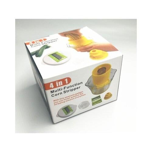 4 In 1 Multifunctional Corn Peelers Creative Stainless Steel Corn Stripping Tool Corn Planer Grain Separator Corn Thresher