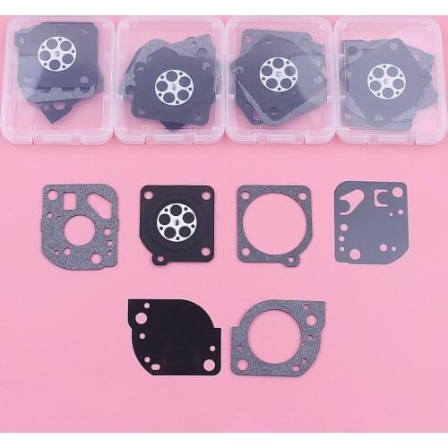 5pcs/lot Carburetor Gasket Repair Diaphragm Kit For Zama GND-49 C1U-H46 C1U-H46A C1U-H49 C1U-W17 C1U-W17A String Trimmer 25cc