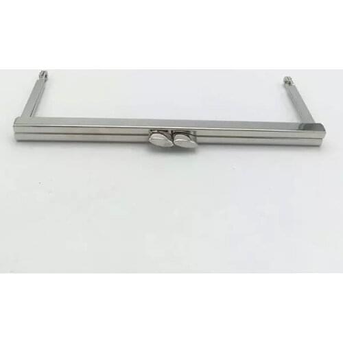 6 3/4 x 2.5 inches (17 x 6.5cm) - Silver Clutch Purse Frame