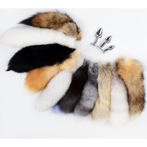 Anal Plug Sex Toys Anal Stimulation Products Detachable Fox Tail Butt Plugs Suitable for Couples Adult Sex Toys