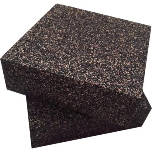 Anti Vibration Isolation Pads - Composed Of Rubber & Cork - Thick & Heavy - 6 X 6 X 2 Inch (2 Pack)