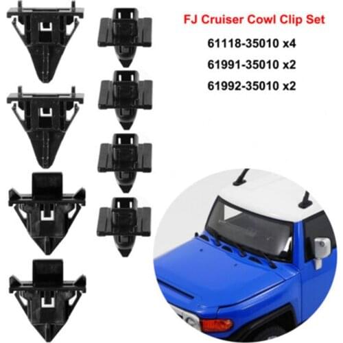 Body Cowl Clip Car For TOYOTA FJ Cruiser 2007-14 Panel Retainer Set Accessories