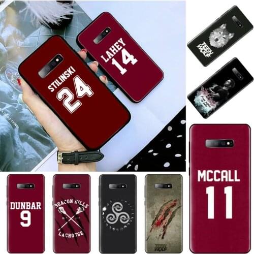 Teen wolf Thriller TV Series Phone Case For Samsung S6 S7 edge S8 S9 S10 e plus A10 A50 A70 note8 J7 2017