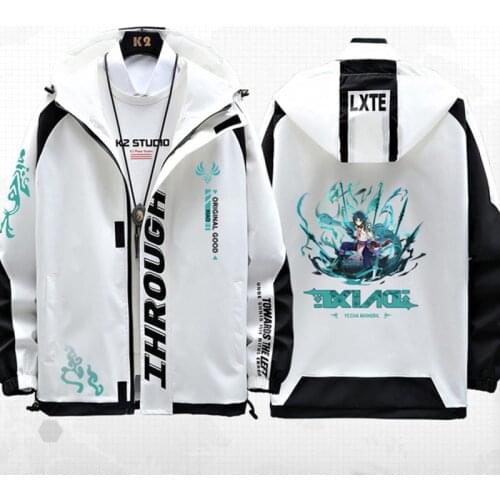 Genshin Impact XIAO Cosplay Game Genshin Impact Sunscreen Clothes Anime Sweatshirt Adult Top Casual Hoodie M-3XL Summer Jacket