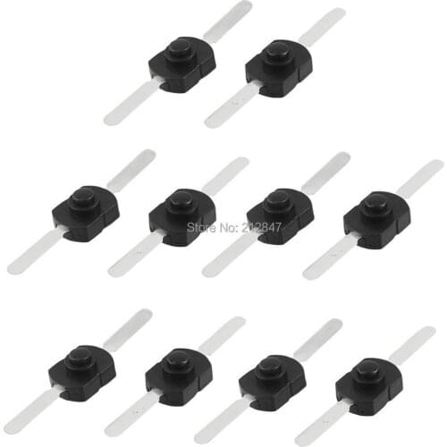 10 x 30V 1A 1712-CC DC Horizontal Latching Torch Push Button Switch