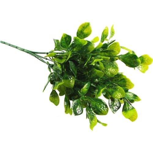 1Pcs Artificial Leaves Stems Watercress Grass Bulk Artificial Greenery Stems Faux Artificial Plant Branch For Home DIY Decor