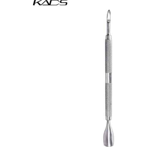 KADS 1pcs Dual-end UV Gel Nail Cuticle Pusher Spoon Stainless Steel Trimmer Dead Skin Remover Manicure Pedicure Care Tool