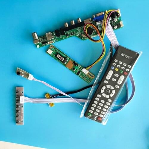 Kit For LP150X05 1024x768 Audio Remote Controller Board TV Panel LVDS HDMI AV USB LCD LED VGA Screen Display monitor 15"