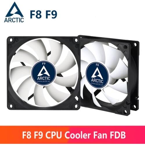 ARCTIC F8 F9 PC Cooler case fan 8cm 9cm 3pin Socket FDB Silent CPU Cooling fan 2000 RPM CPU Radiator Fan