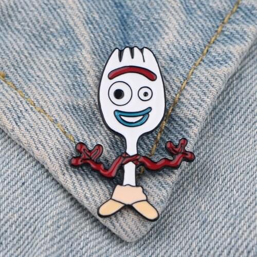 LT835 Toy Story fokry Enamel Pin Movie Brooches Bag Lapel Pin Cartoon Holiday Badge Backpack Decoration Jewelry Gift Accessories