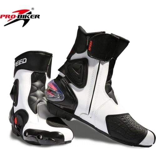 Riding Tribe Motorcycle Boots professional Speed Microfiber Leather Motocross boots Riding sports road Motorboats