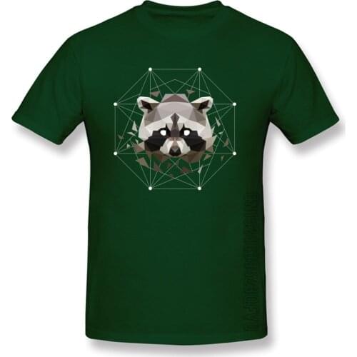 Star Chart Geometric Raccoon Mens T-Shirt Christmas Birthday Gift Tshirts Custom Personalized Cartoon T Shirt For Men Funny Tees