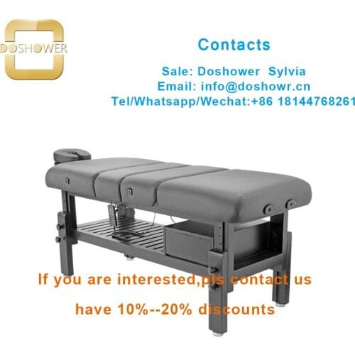 2020 salon furniture set with fancy facial bed for massage table metal