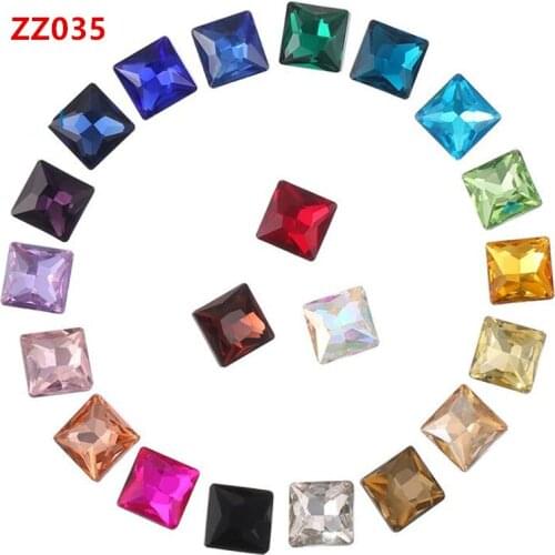 50pcs 14mm Glass Rhinestone glue On Clothes Wedding Dress DIY Fashion Rhinestone Decoration ZZ035
