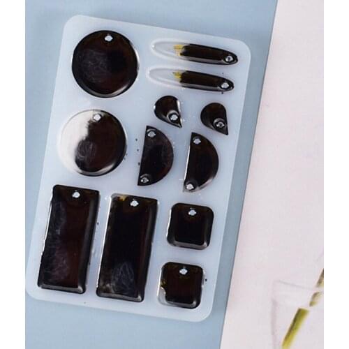 New Hot Earrings Dangler Casting Silicone Mould DIY Crafts Jewelry Pendant Making Tools Crystal Epoxy Resin Mold Cheap Wholesale