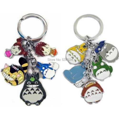 New 2 Styles My Neighbor Totoro Metal Keyring-CPPY
