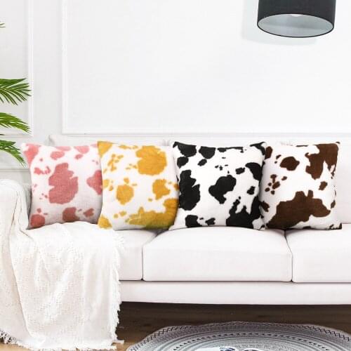 Plush Pillow Case Decor Cushion Cover Pillowcase Decorative Home Decor PillowCovers Living Room Bedroom Sofa A set of 2 45x45cm