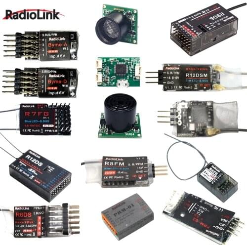 RadioLink R6FG/R6DS/R6DSM/R7FG/R8FM/R9DS/R12DS/R12DSM 2.4GHZ Receiver Signal w/Byme A/Byme D/Su04/OSD Module For RC Transmitter