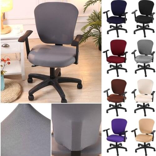 Stretch Office Chair Cover Anti-dirty Computer Chair Spandex Slipcover Universal Removable Modern Multi Color For All Seasons