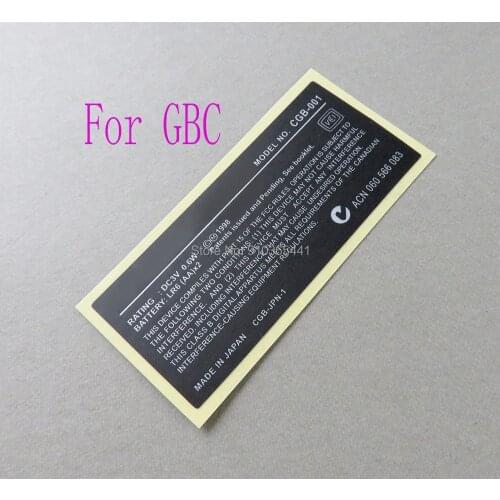 10pcs/lot Replacement New Lables Stickers for Gameboy Advance/ SP/ Color/Pocket for GBA/ GBA SP/ GBC/GBP Game Console
