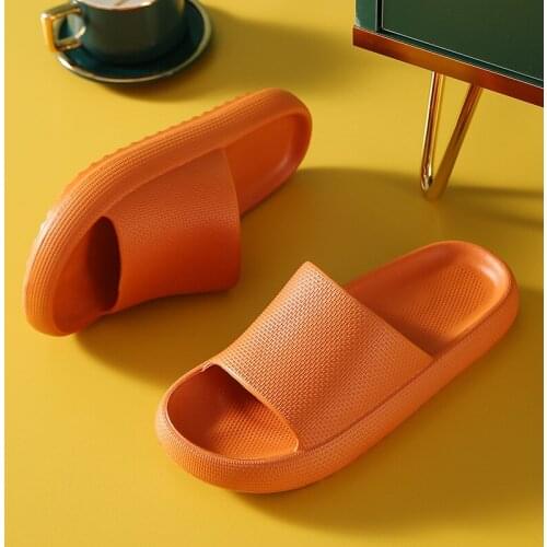 High-heeled Slippers Womens Home Bathroom Couple Bath Thick-soled Indoor Home Slippers Mens Women Shoes Shower Sandals