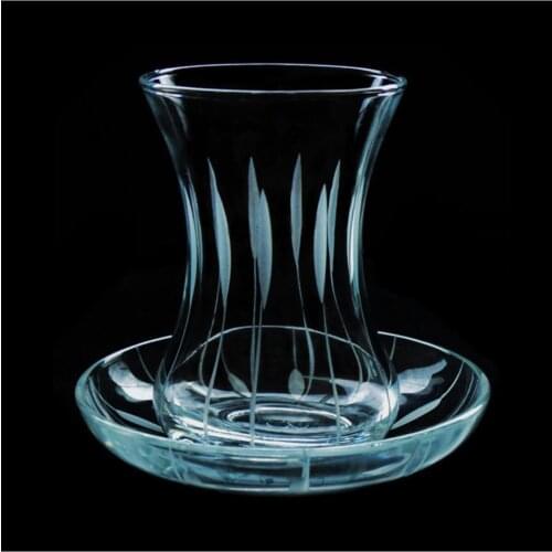 Turkish Tea Cup Drop Pattern Slim Waisted Tea Cup Turkish Arabic Russian Tea and Coffee Sets Handmade Coffee and tea Cups