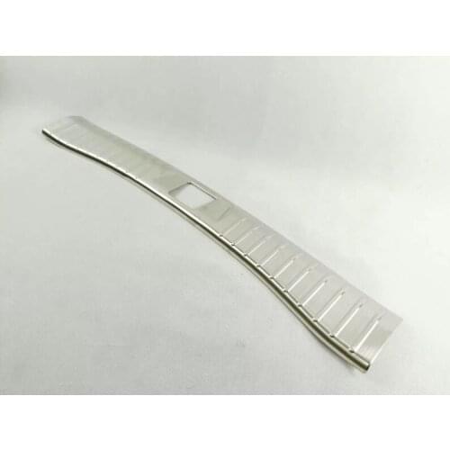 For Nissan Tiida Pulsar C13 2014 2015 2016 Stainless Steel Inner Rear Bumper Protector Sill Trunk Trim accessories Car styling