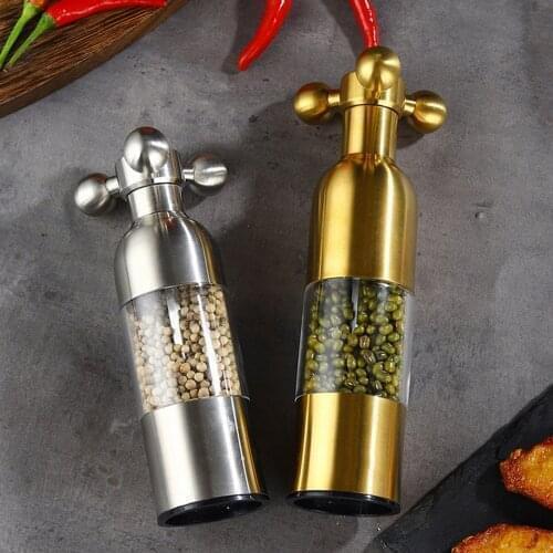 1PC Stainless Steel Grinder Manual Salt Sesame Pepper Mill Spice Grinder to United Kingdom Sergei Churbakov