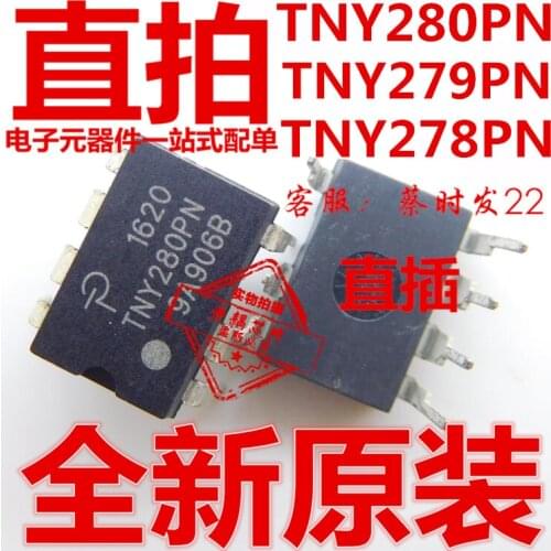 5/PCS NEW Tny280pn Direct Plug Dip7 Chip Tny278pn Brand New & Original Tny279pn