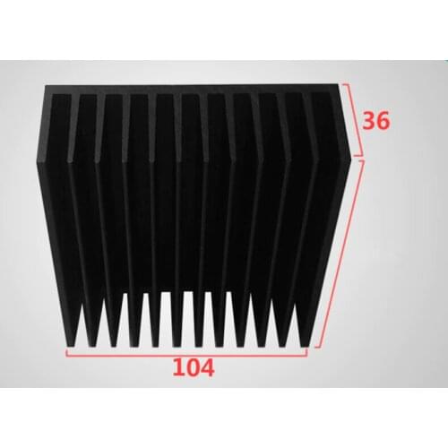 Aluminum heat sink Aluminum Profile 104*36*100 / 150 / 200 / 300mm Heatsink High Power Radiator for large Power Device&PCB
