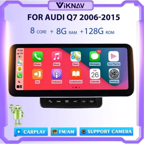 12.3 Inch Android Car Radio For Audi Q7 2006-2015 HD GPS Navigation Multimedia DVD Player Auto Audio Stereo Receiver 2din