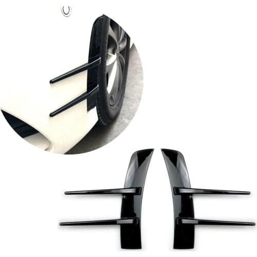 Car Carbon Fiber Front Bumper Spoiler Flank Wind Knife for Mercedes Benz a Class A180 A200 A220 W177