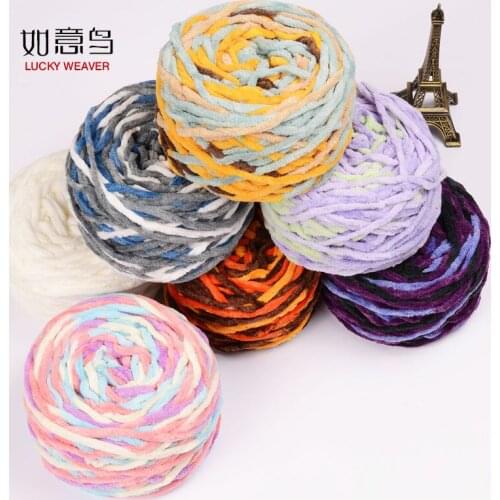 Free shipping 100g/Ball 105 Color Baby Crochet Hook Hand-Woven Scarves Yarn Ice Line Slippers Shoes Shag Thread A
