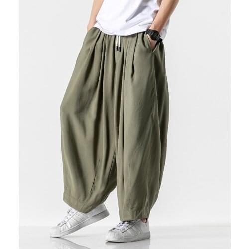 New Mens Harem Pants Harajuku Style Casual Man Trousers Kpop Cotton Jogging Pants Woman Sweatpants Streetwear Solid Color 5XL