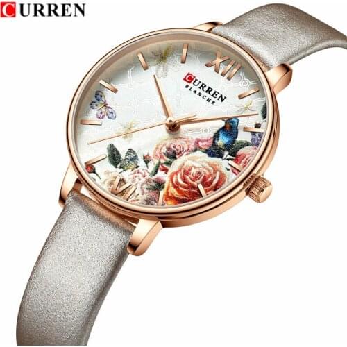 CURREN Brand Ladies Watches Fashion Design Women Watch Casual Elegant Woman Quartz Wristwatches with Stainless Steel Bracelet
